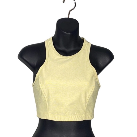 Outdoor Voices Athena Crop Top In Yellow Size Small - Picture 1 of 5